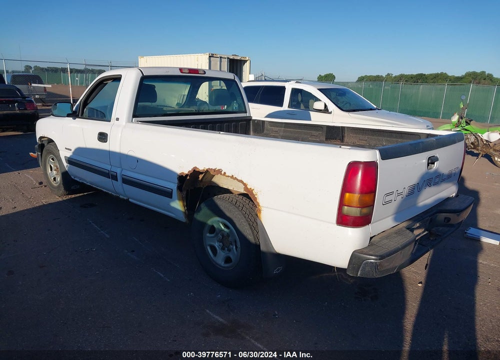 2002 CHEVROLET SILVERADO 1500 VIN: 1GCEC14W62Z154566