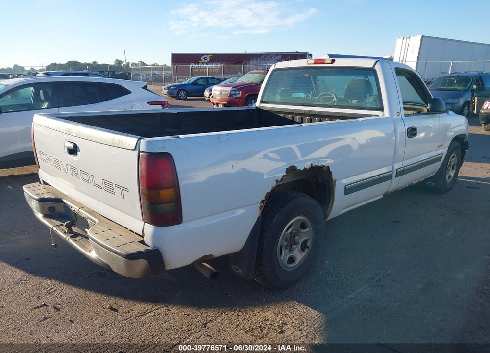 2002 CHEVROLET SILVERADO 1500 VIN: 1GCEC14W62Z154566