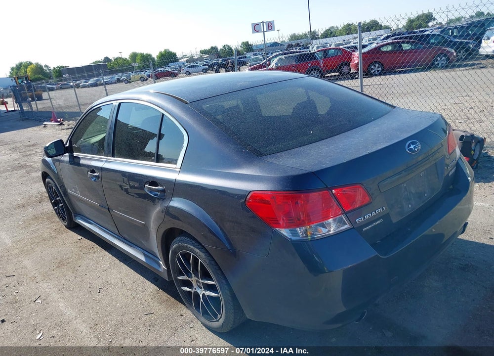2012 SUBARU LEGACY 2.5I PREMIUM VIN: 4S3BMBB65C3033587