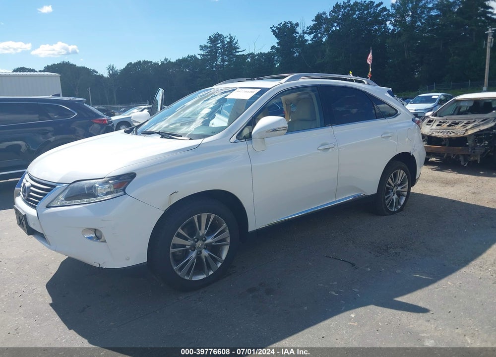 2013 LEXUS RX 450H VIN: JTJBC1BA7D2060828