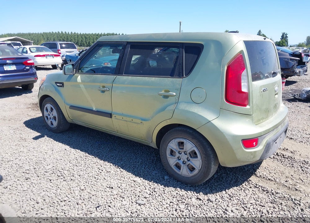 2013 KIA SOUL VIN: KNDJT2A56D7630278