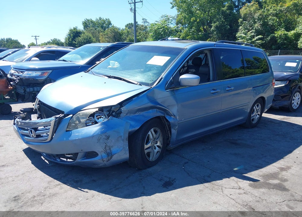 2006 HONDA ODYSSEY EX-L VIN: 5FNRL38796B108290