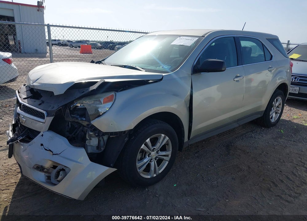 2013 CHEVROLET EQUINOX LS VIN: 2GNALBEK6D6418195