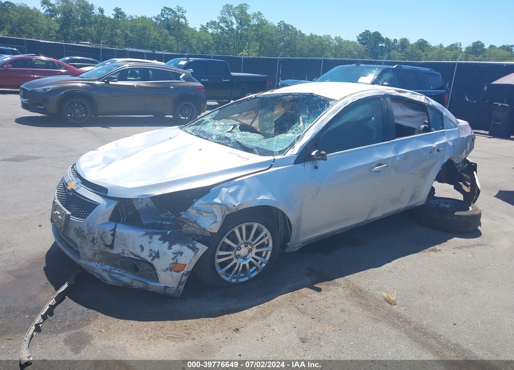 2012 CHEVROLET CRUZE ECO VIN: 1G1PJ5SC9C7219964