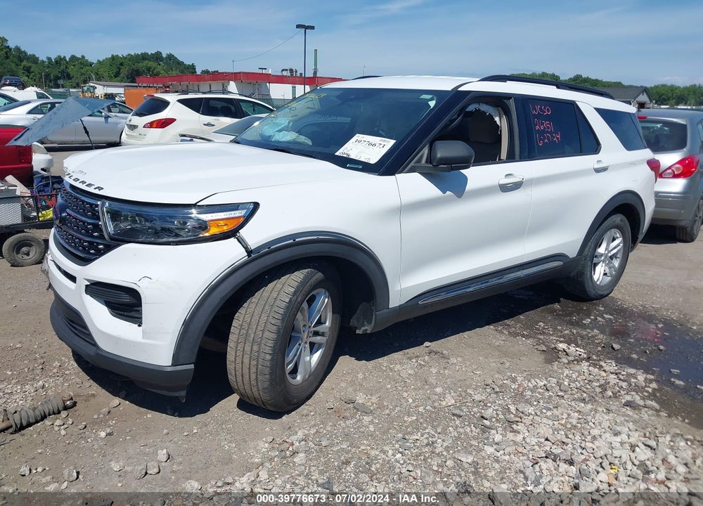 2020 FORD EXPLORER XLT VIN: 1FMSK7DHXLGA94794