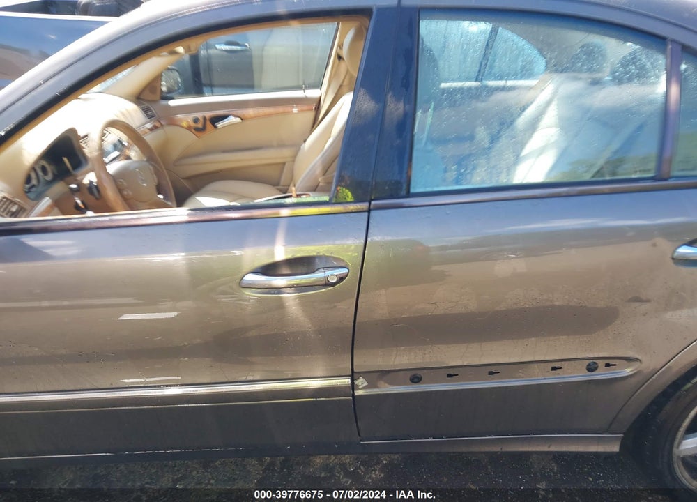 2009 MERCEDES-BENZ E 350 4MATIC VIN: WDBUF87X29B427990