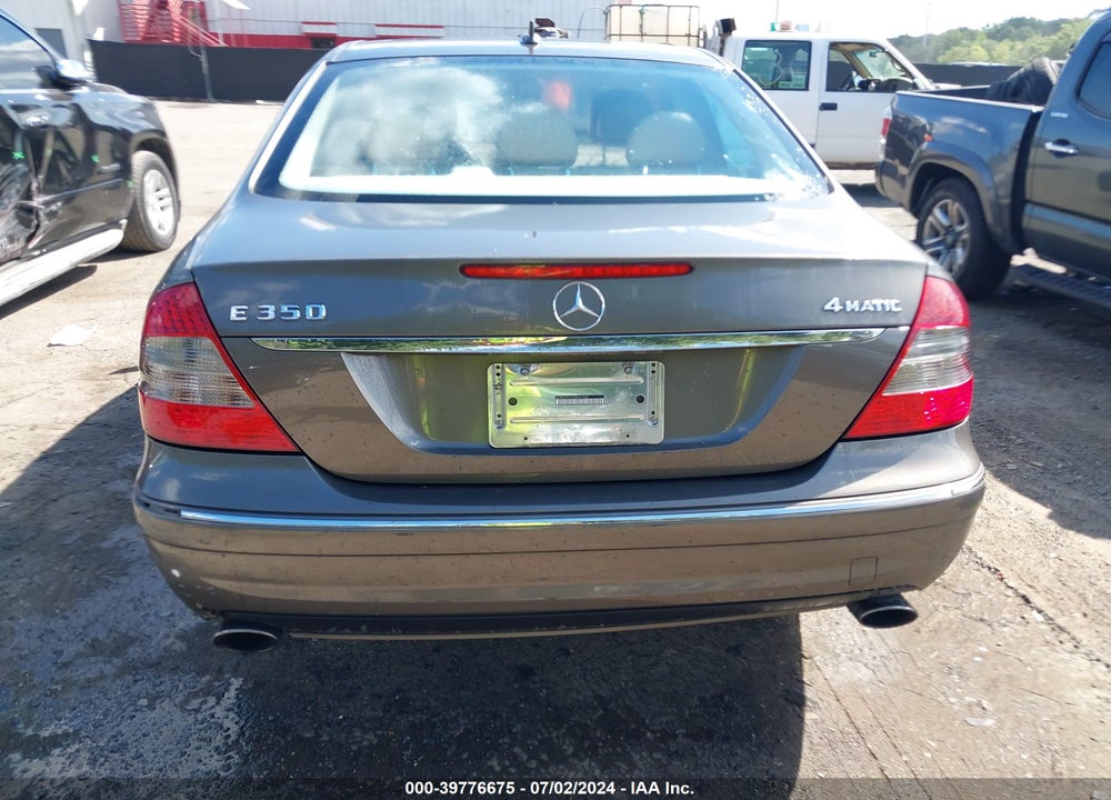 2009 MERCEDES-BENZ E 350 4MATIC VIN: WDBUF87X29B427990