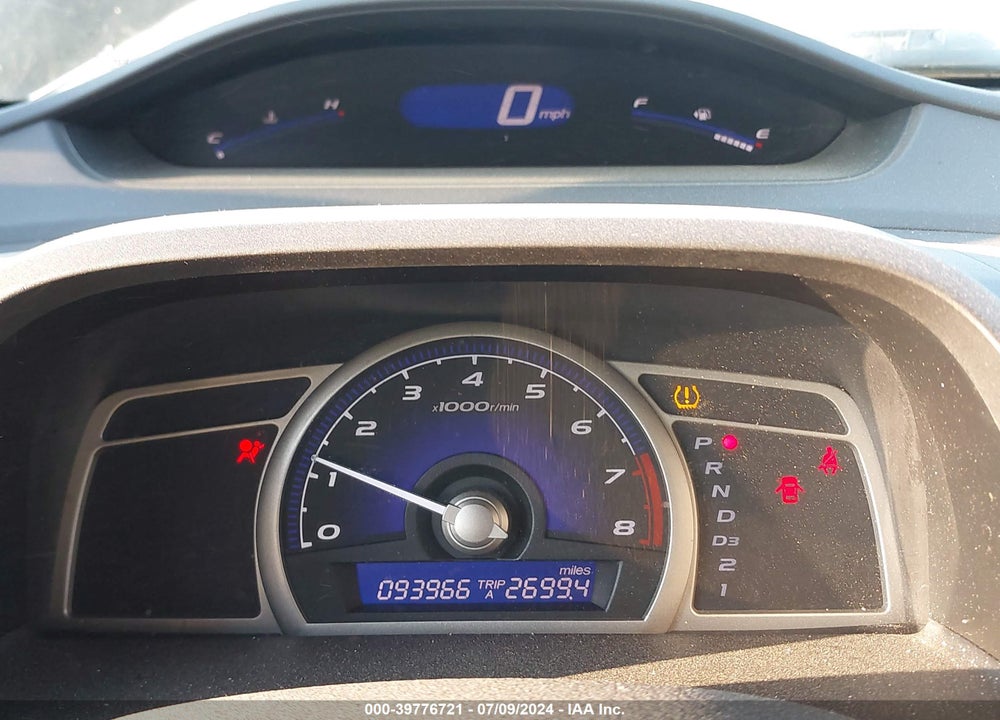 2009 HONDA CIVIC VIN: 19XFA16809E004225