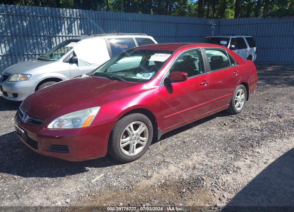 2006 HONDA ACCORD 2.4 SE VIN: 1HGCM563X6A009261