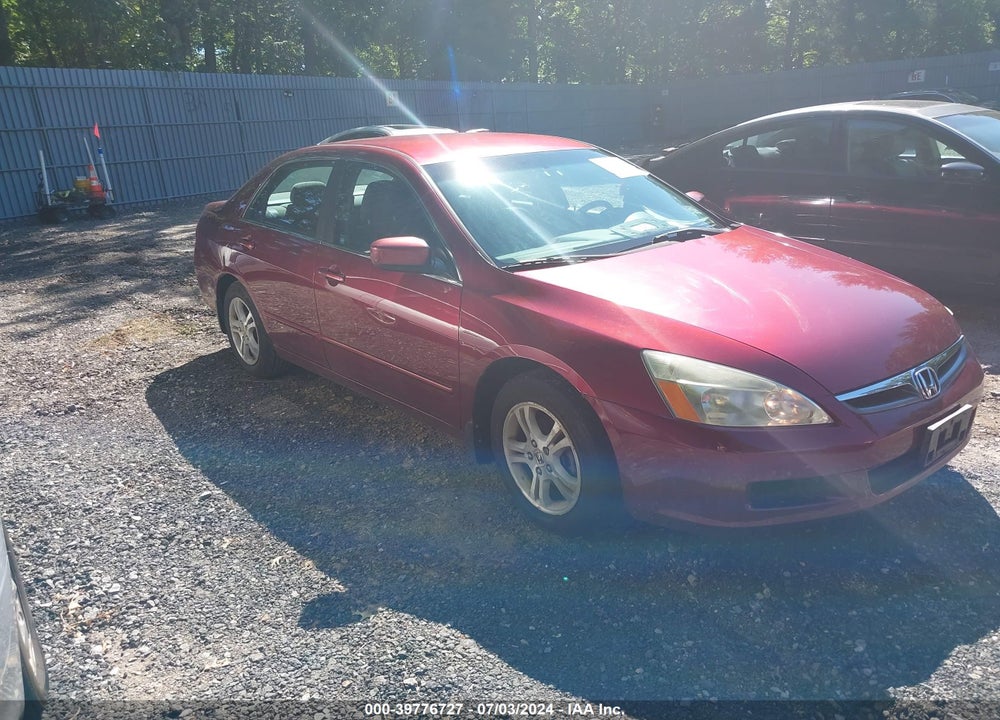2006 HONDA ACCORD 2.4 SE VIN: 1HGCM563X6A009261