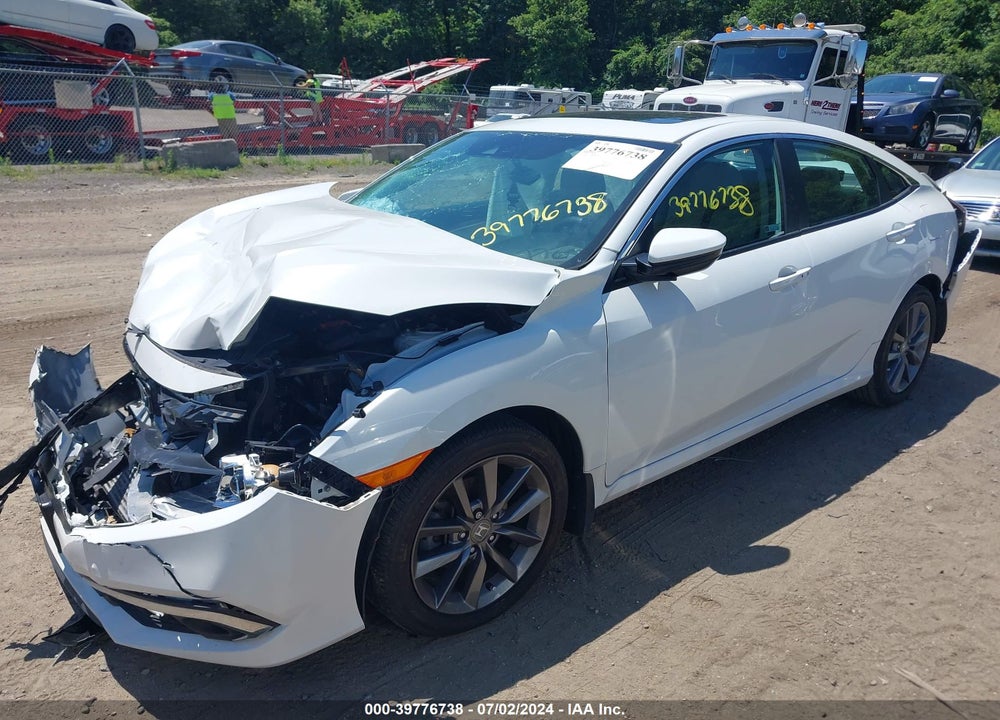2021 HONDA CIVIC EX-L VIN: 19XFC1F74ME200209