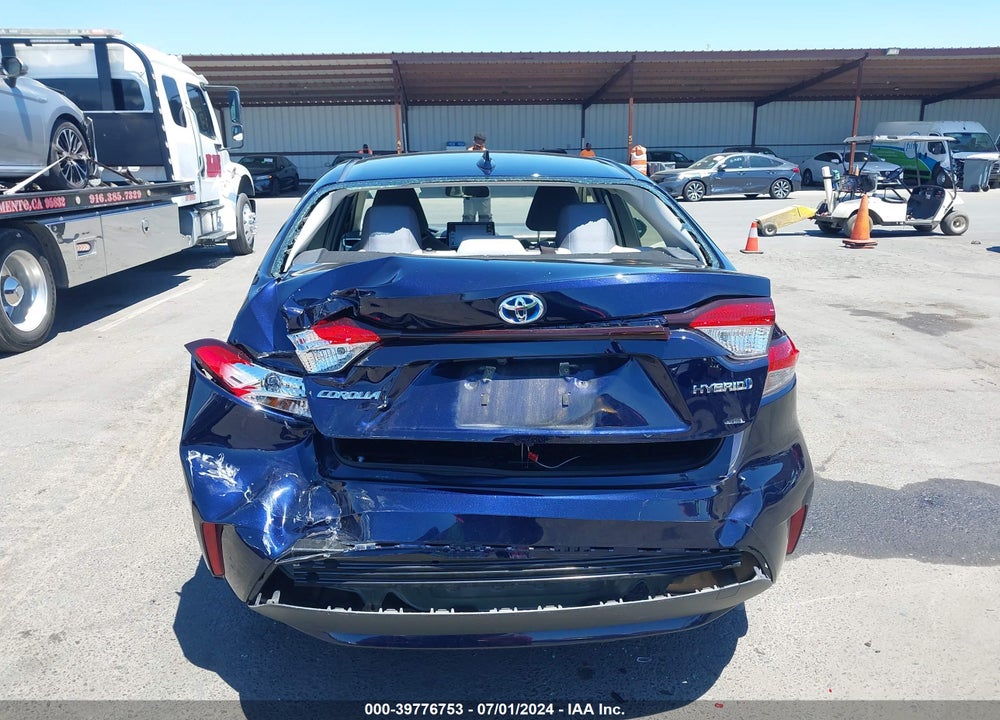 2022 TOYOTA COROLLA HYBRID LE VIN: JTDEAMDE1NJ047619