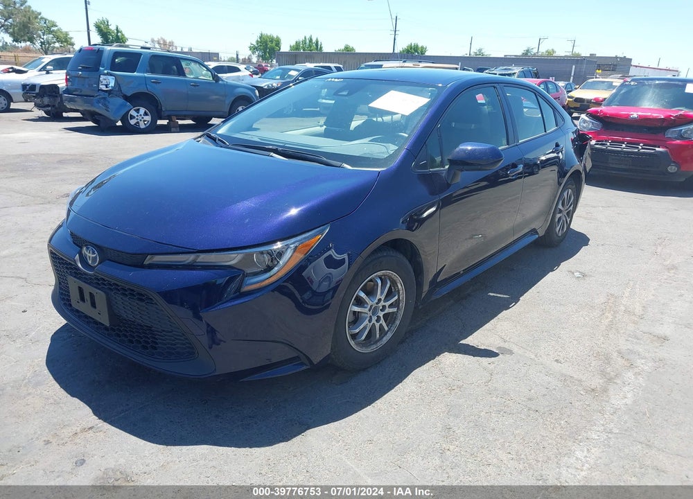 2022 TOYOTA COROLLA HYBRID LE VIN: JTDEAMDE1NJ047619