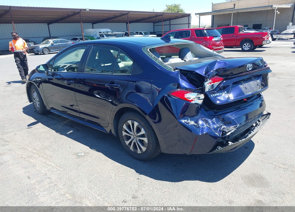 2022 TOYOTA COROLLA HYBRID LE VIN: JTDEAMDE1NJ047619
