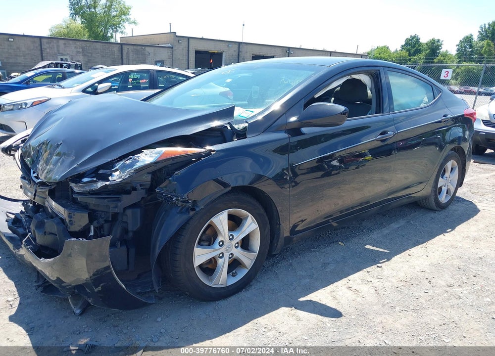 2013 HYUNDAI ELANTRA GLS VIN: 5NPDH4AE3DH393626