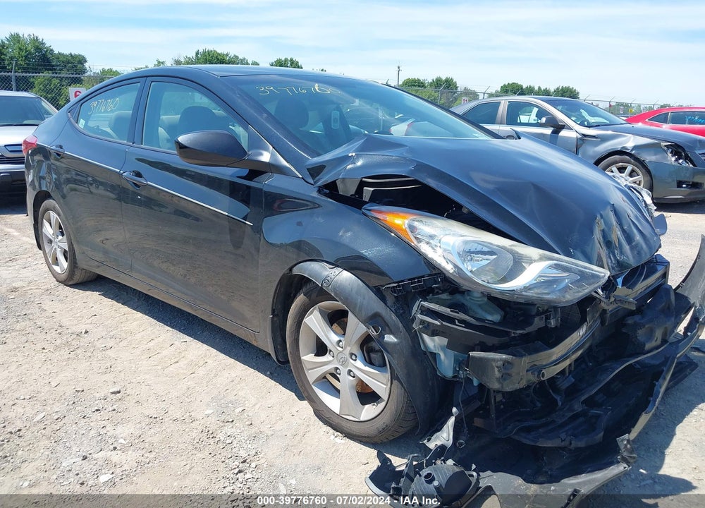 2013 HYUNDAI ELANTRA GLS VIN: 5NPDH4AE3DH393626