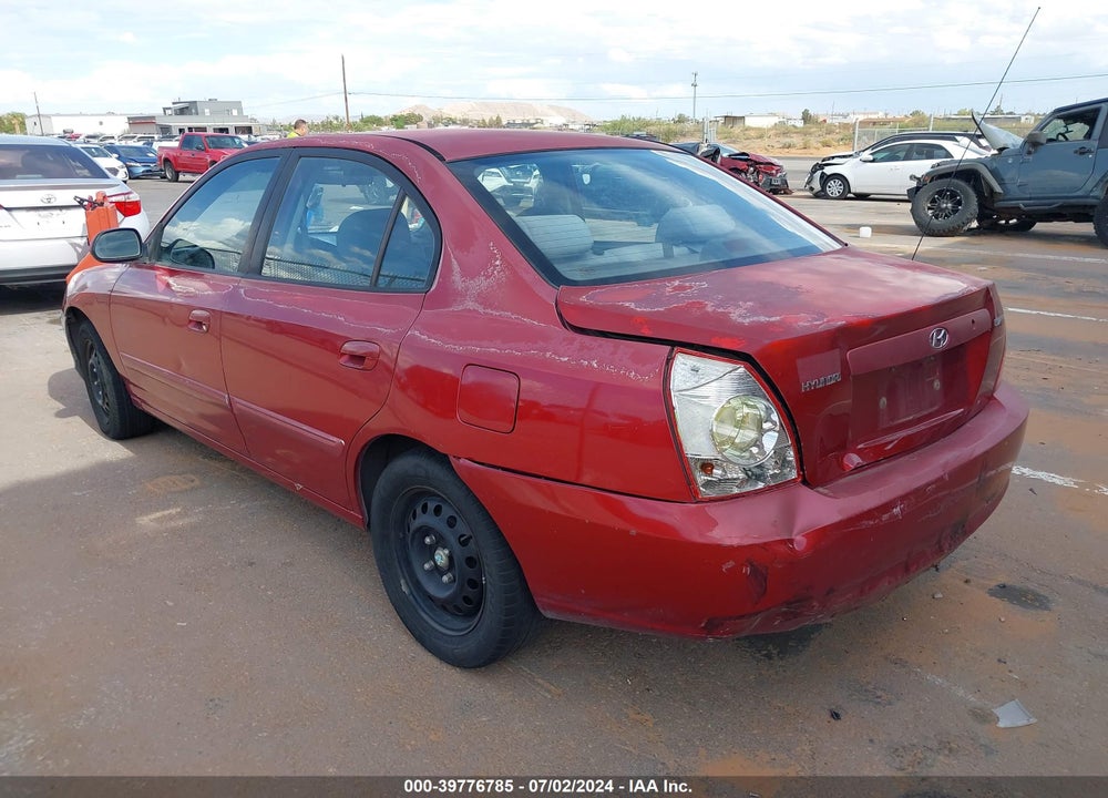 2004 HYUNDAI ELANTRA GLS/GT VIN: KMHDN46D24U784051