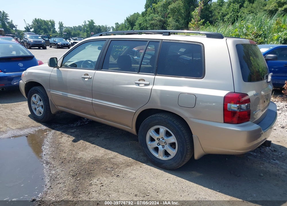 2006 TOYOTA HIGHLANDER V6 VIN: JTEEP21A760149840