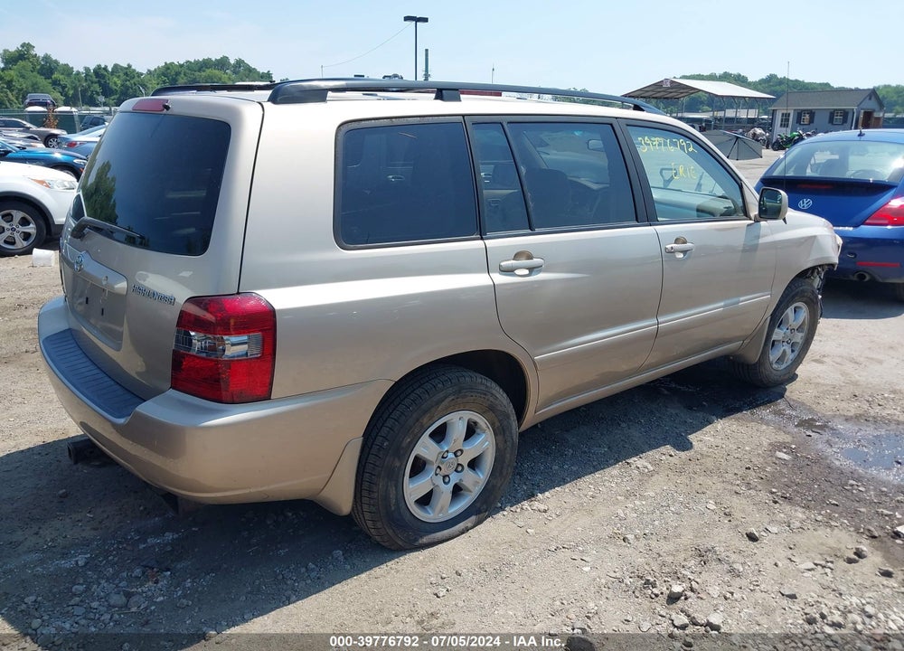 2006 TOYOTA HIGHLANDER V6 VIN: JTEEP21A760149840
