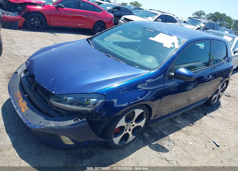 2012 VOLKSWAGEN GTI 2-DOOR VIN: WVWEV7AJ2CW131567