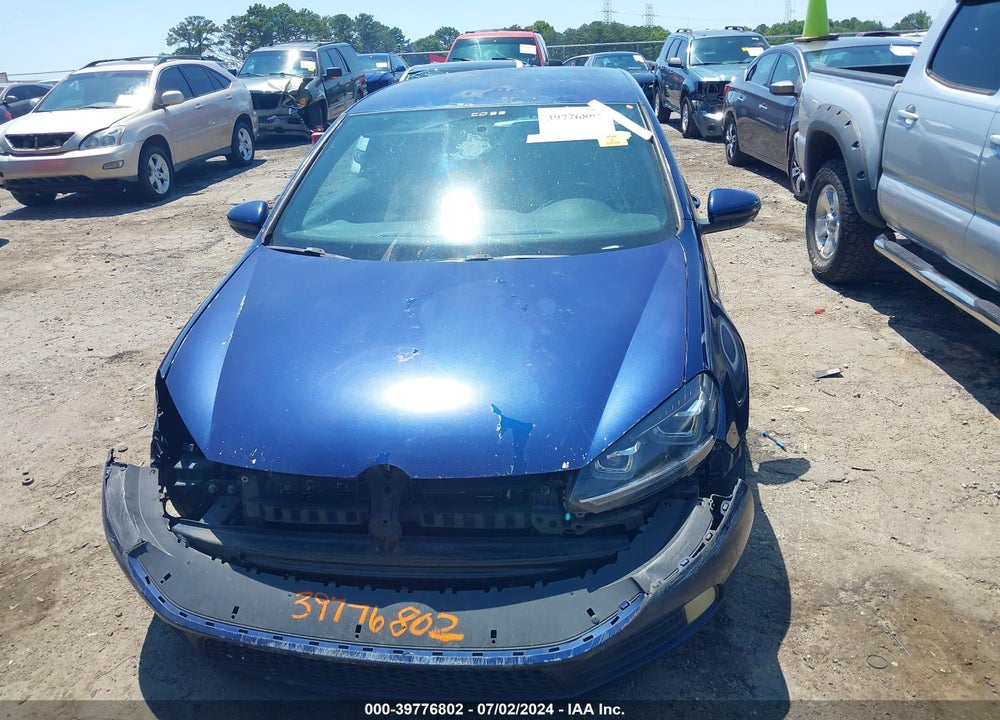 2012 VOLKSWAGEN GTI 2-DOOR VIN: WVWEV7AJ2CW131567