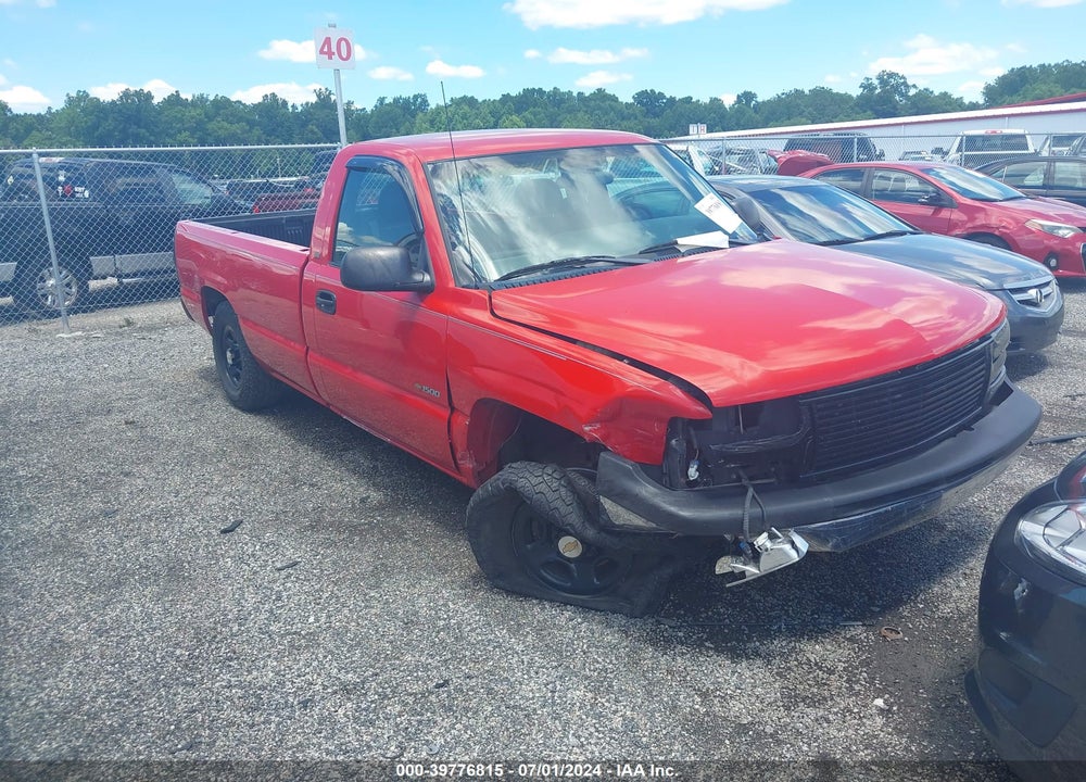 2002 CHEVROLET SILVERADO 1500 VIN: 1GCEC14W62Z104458