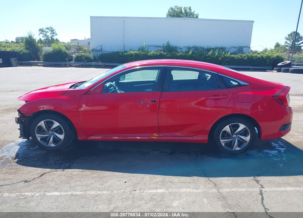 2019 HONDA CIVIC LX VIN: 2HGFC2F64KH577638