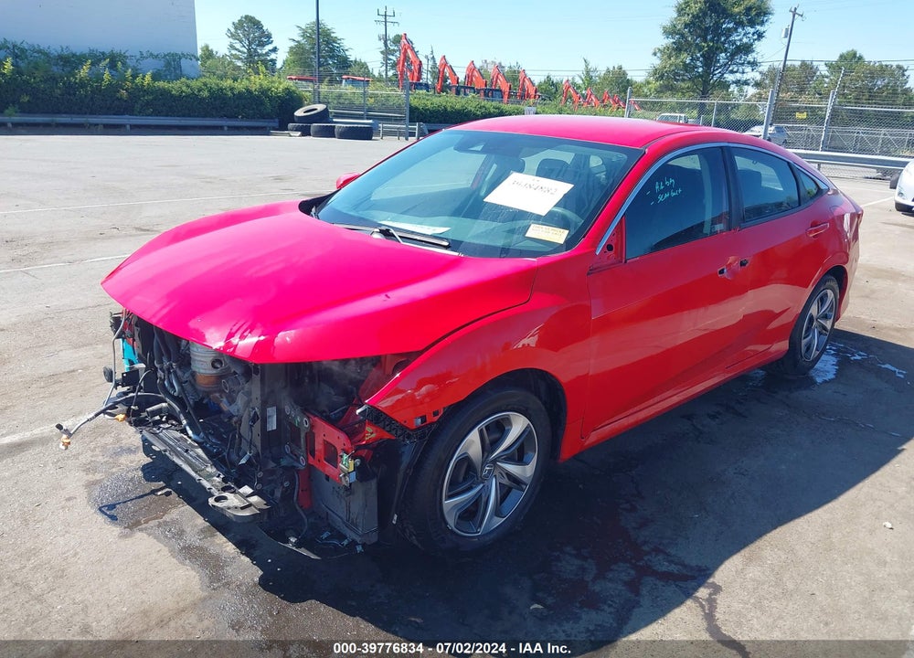 2019 HONDA CIVIC LX VIN: 2HGFC2F64KH577638