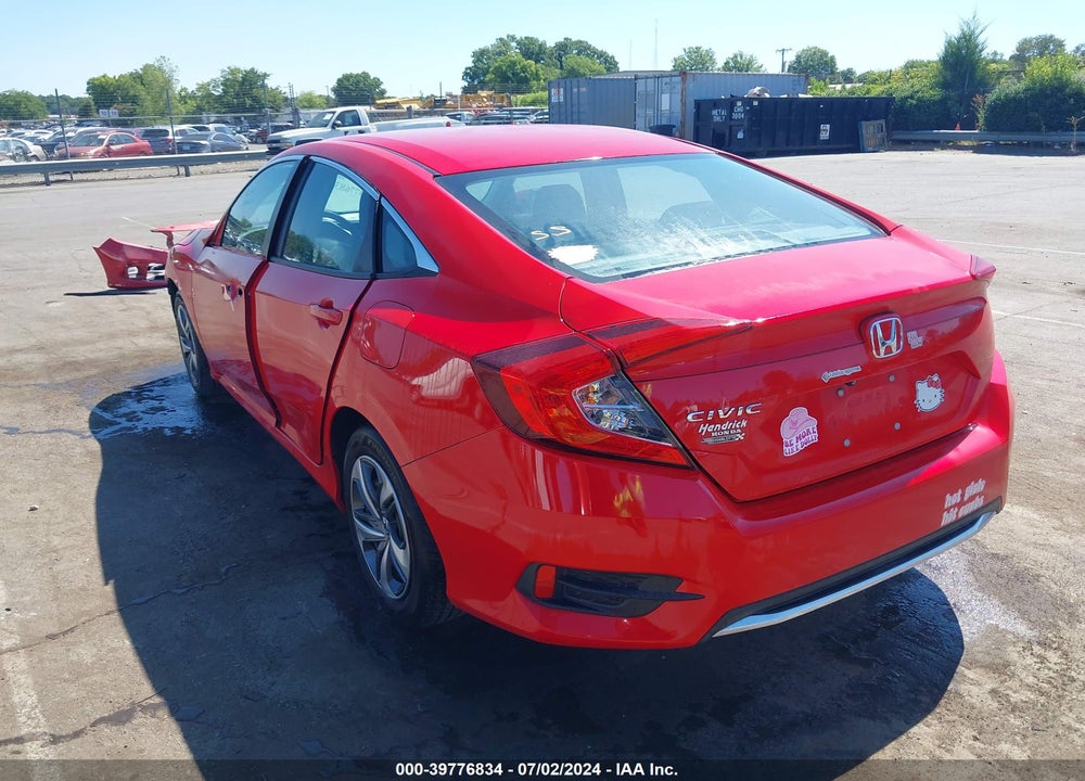 2019 HONDA CIVIC LX VIN: 2HGFC2F64KH577638