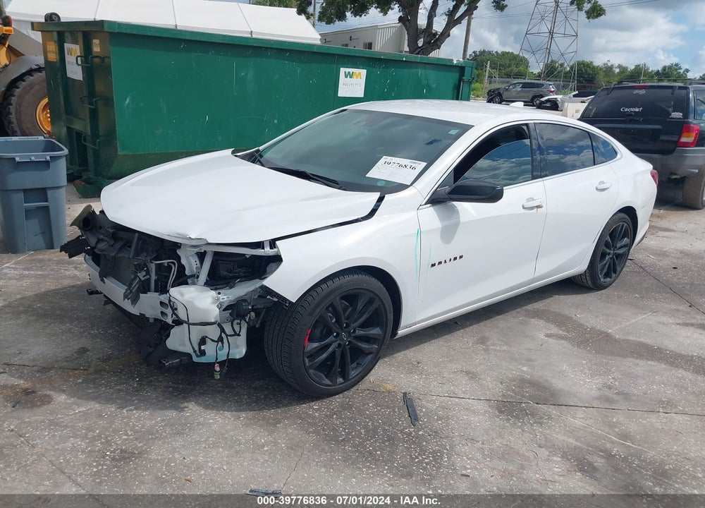 2022 CHEVROLET MALIBU FWD LT VIN: 1G1ZD5ST3NF208788