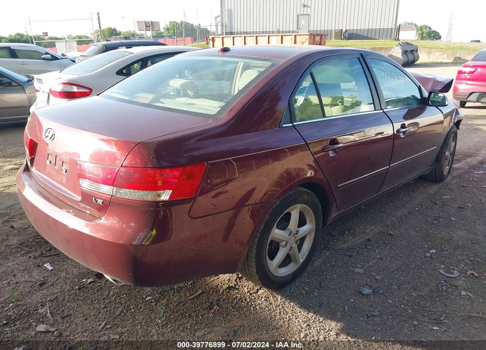 2007 HYUNDAI SONATA LIMITED/SE V6 VIN: 5NPEU46F57H277222