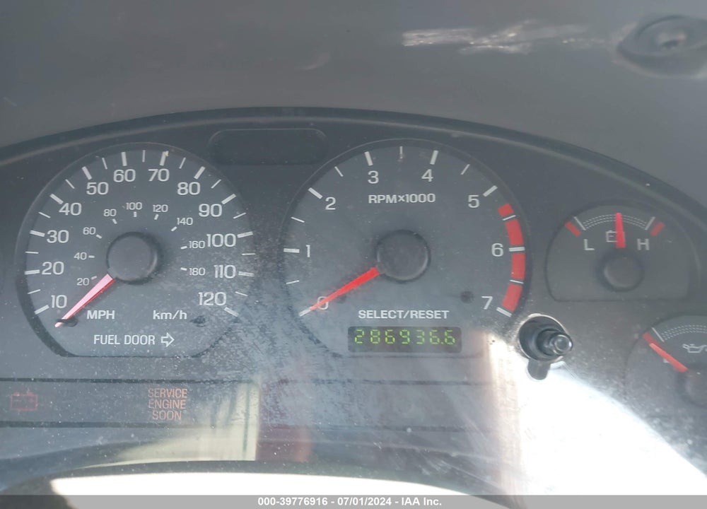 2004 FORD MUSTANG VIN: 1FAFP406X4F150501