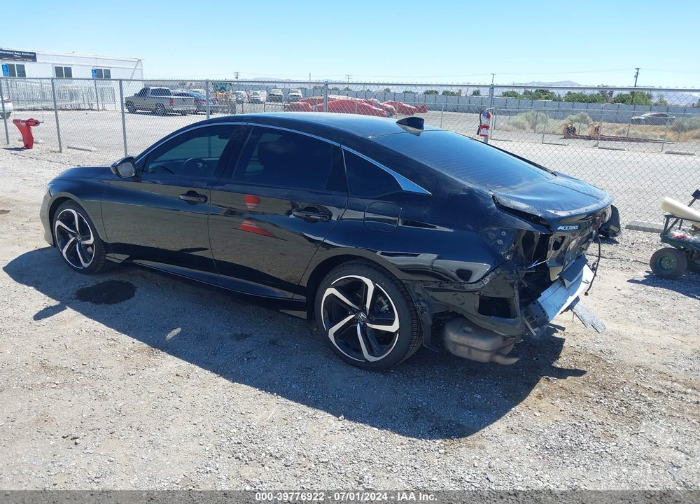 2021 HONDA ACCORD SPORT VIN: 1HGCV1F37MA089962