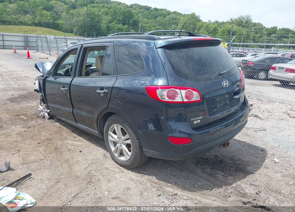 2011 HYUNDAI SANTA FE LIMITED V6 VIN: 5XYZKDAG3BG001659