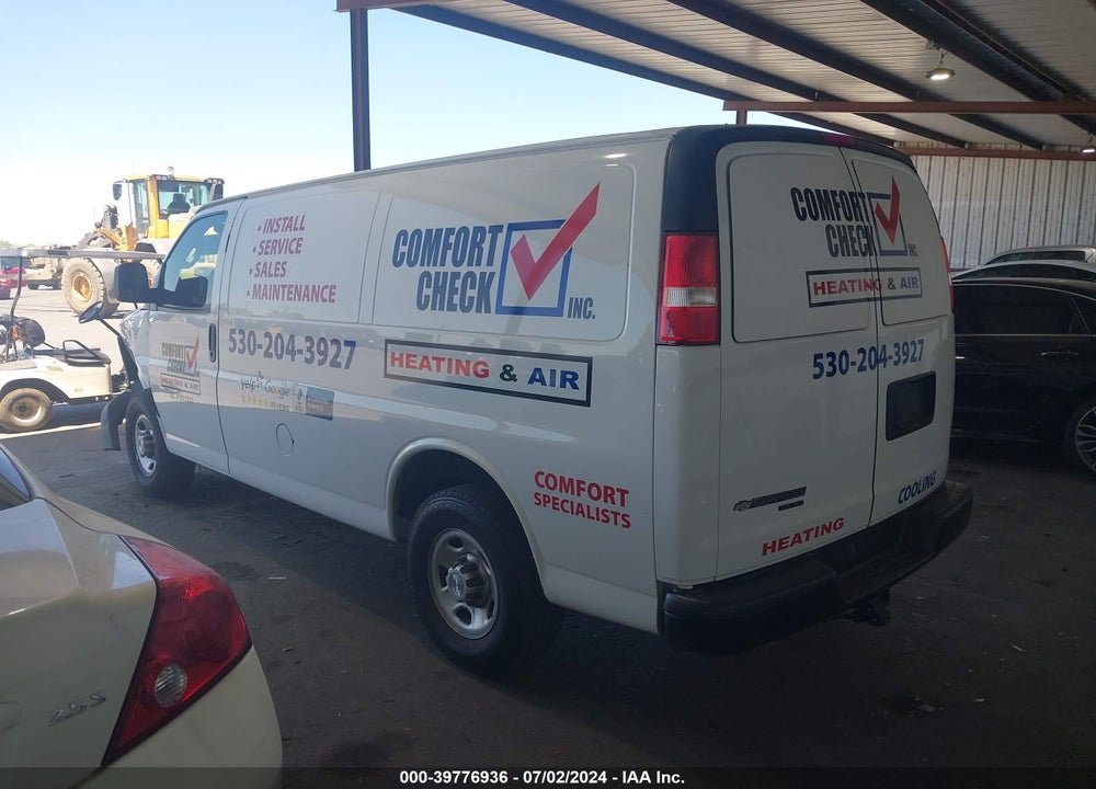 2016 CHEVROLET EXPRESS 2500 WORK VAN VIN: 1GCWGAFF7G1190049