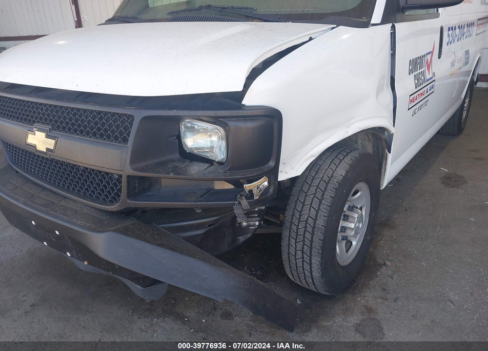 2016 CHEVROLET EXPRESS 2500 WORK VAN VIN: 1GCWGAFF7G1190049