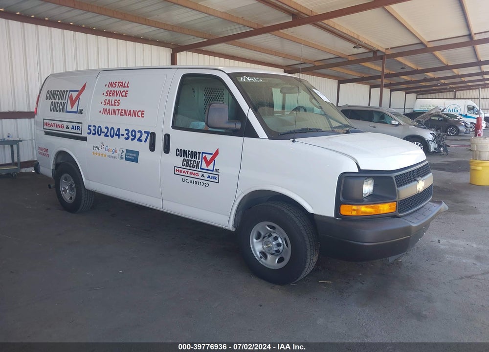 2016 CHEVROLET EXPRESS 2500 WORK VAN VIN: 1GCWGAFF7G1190049