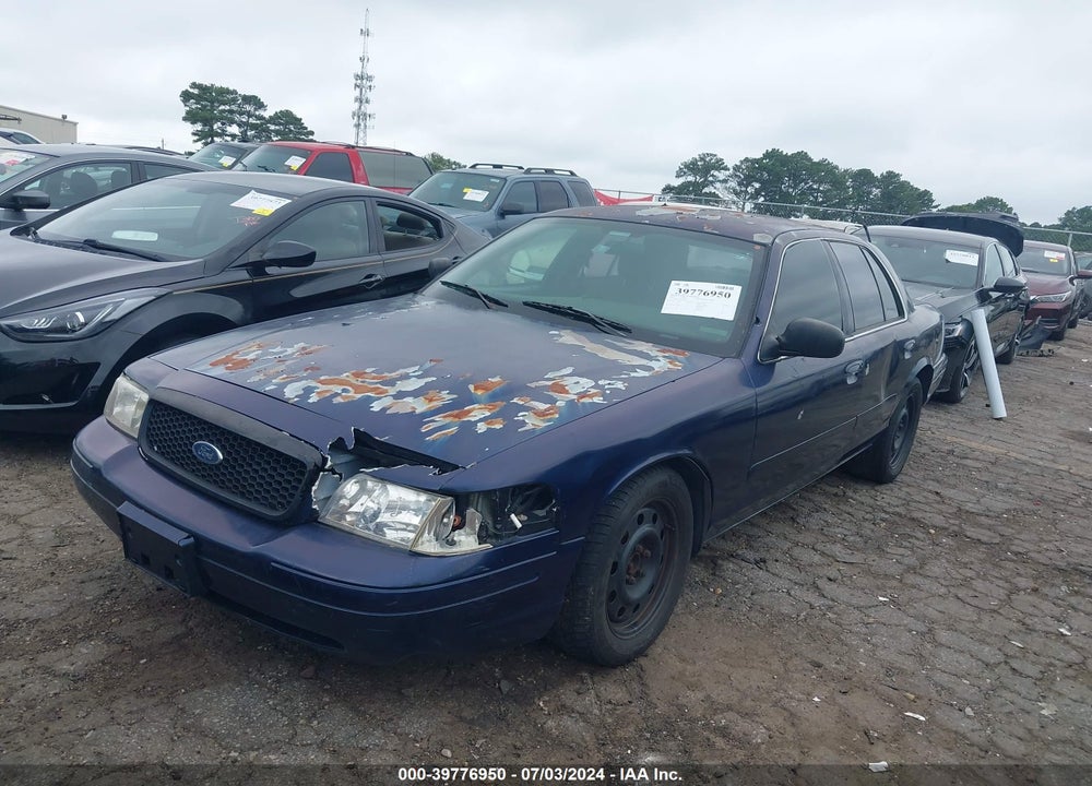 2008 FORD CROWN VICTORIA VIN: 2FAHP71V88X108791