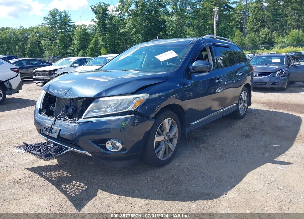 2016 NISSAN PATHFINDER PLATINUM VIN: 5N1AR2MM9GC604590