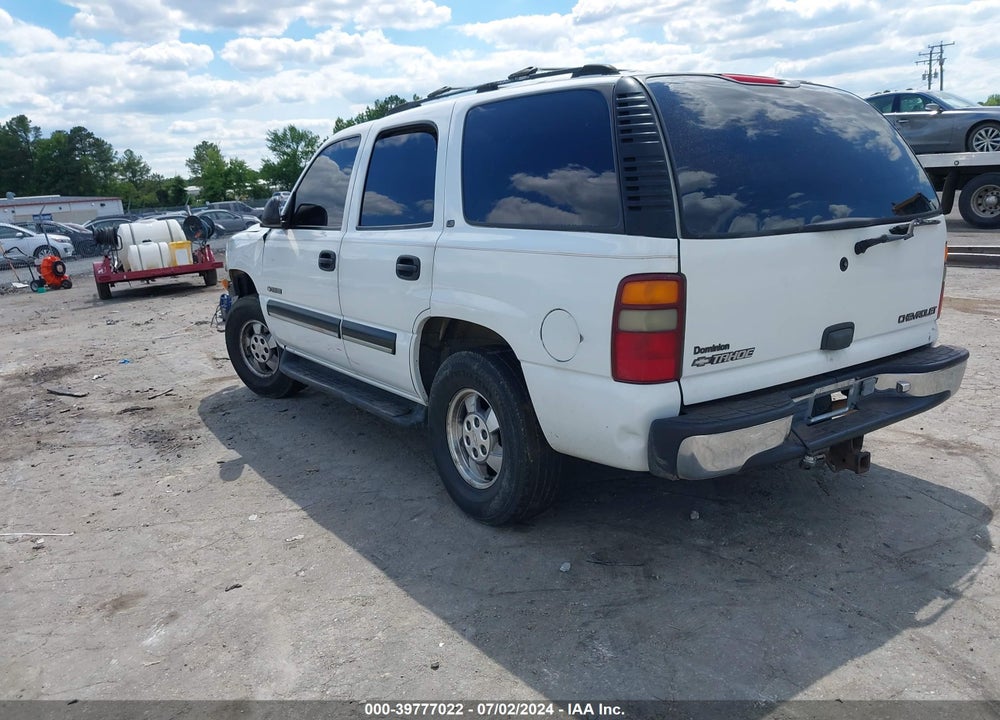 2000 CHEVROLET TAHOE ALL NEW LS VIN: 1GNEK13TXYJ202031