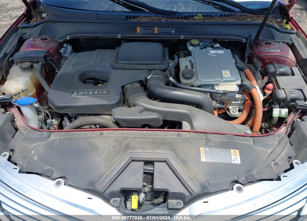 2015 LINCOLN MKZ HYBRID VIN: 3LN6L2LUXFR602145