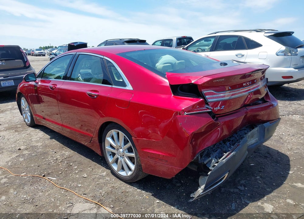 2015 LINCOLN MKZ HYBRID VIN: 3LN6L2LUXFR602145