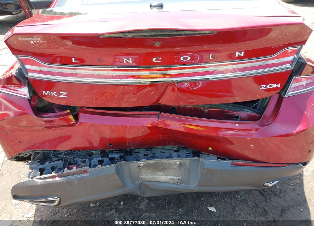 2015 LINCOLN MKZ HYBRID VIN: 3LN6L2LUXFR602145