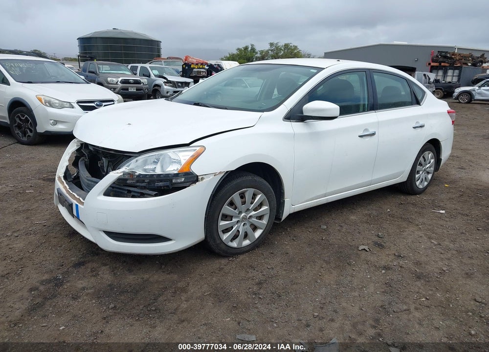 2015 NISSAN SENTRA S VIN: 3N1AB7AP9FY285303