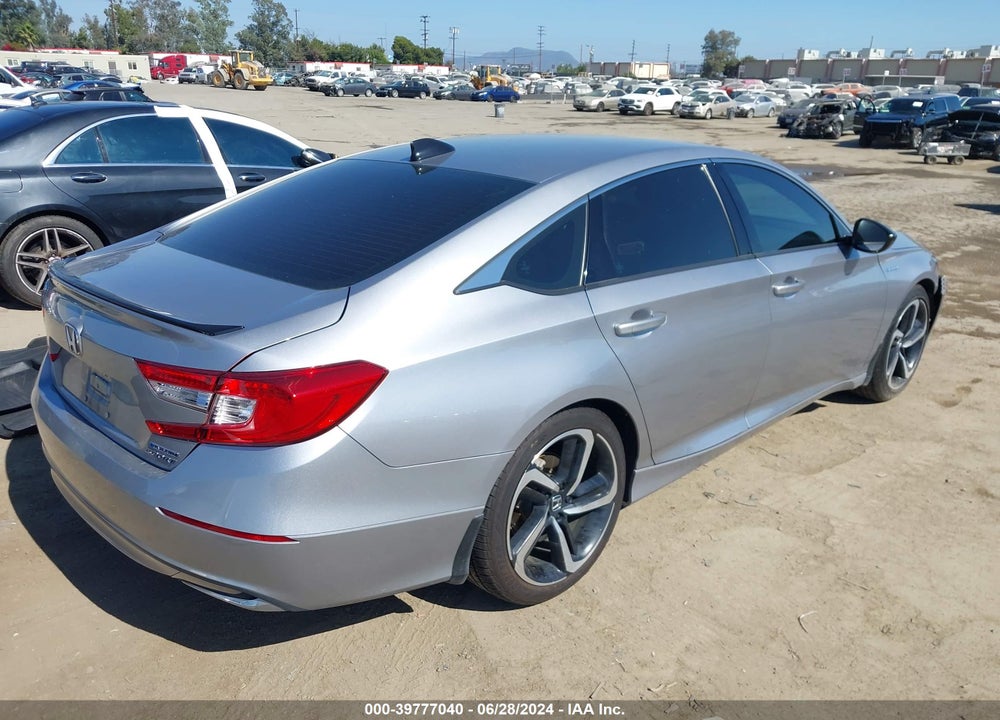 2022 HONDA ACCORD HYBRID SPORT VIN: 1HGCV3F28NA013784