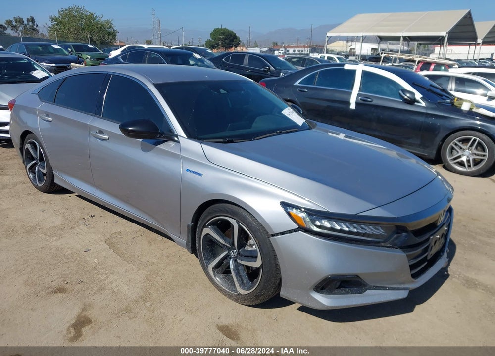 2022 HONDA ACCORD HYBRID SPORT VIN: 1HGCV3F28NA013784