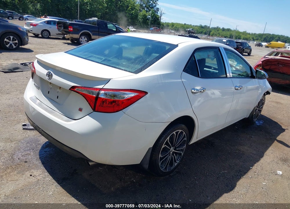 2014 TOYOTA COROLLA S PLUS VIN: 2T1BURHEXEC227341
