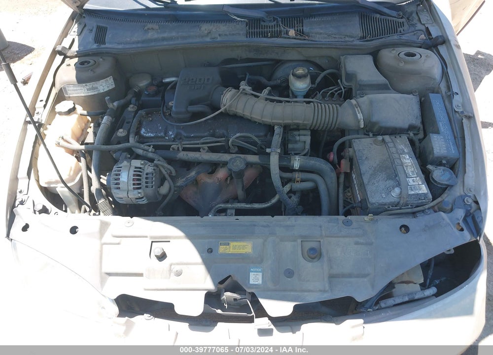 2000 CHEVROLET CAVALIER VIN: 1G1JC524XY7244887