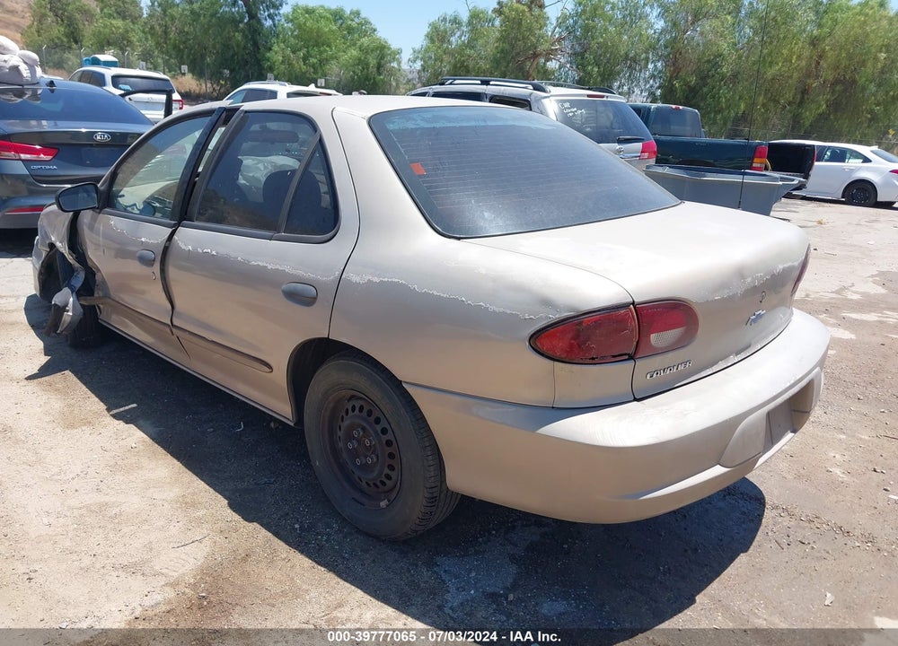 2000 CHEVROLET CAVALIER VIN: 1G1JC524XY7244887