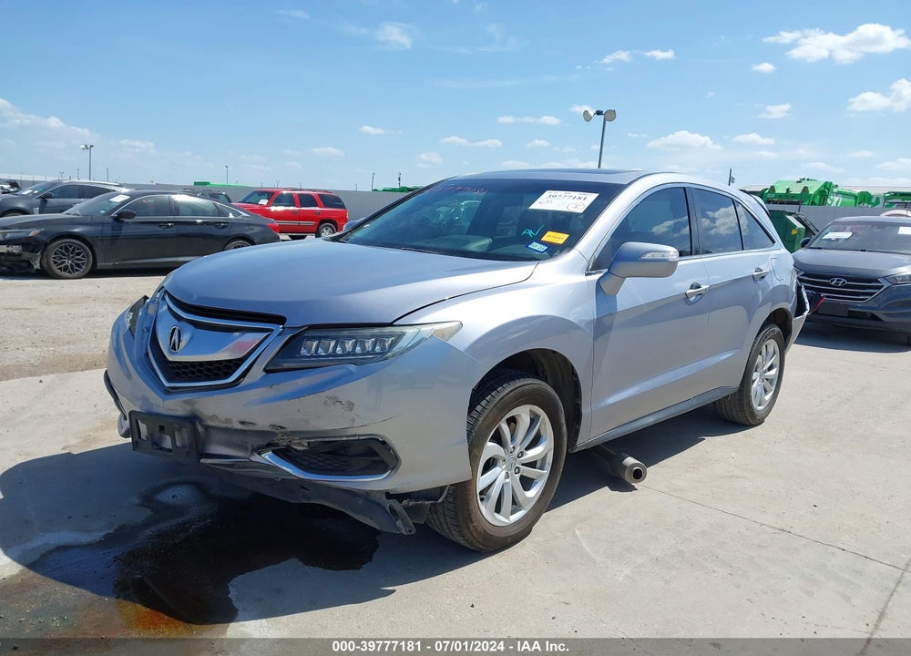 2016 ACURA RDX TECHNOLOGY   WATCH PLUS PACKAGES/TECHNOLOGY PACKAGE VIN: 5J8TB3H55GL009859